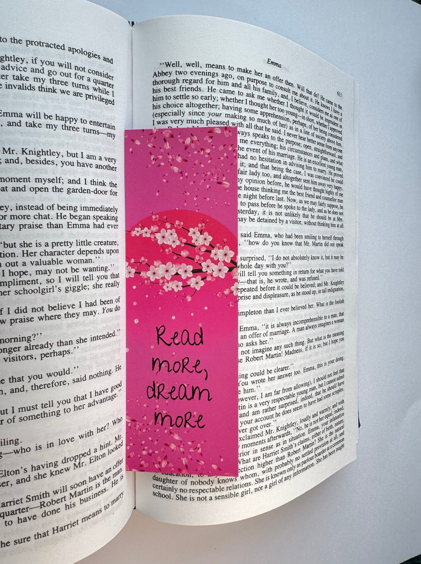 Chinese Blossom Bookmark