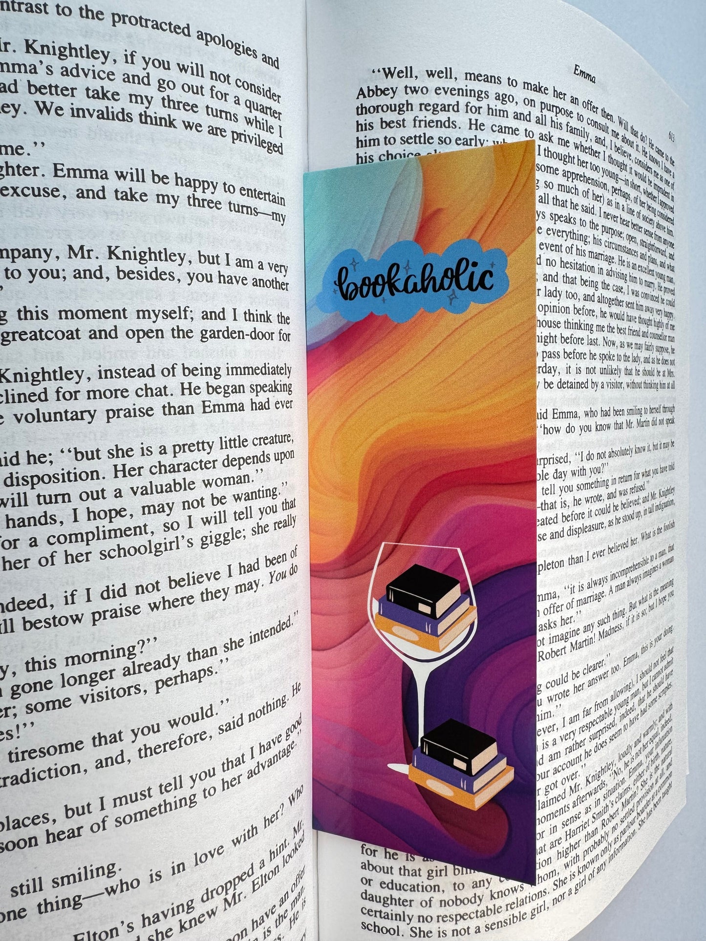Bookoholic Bookmark