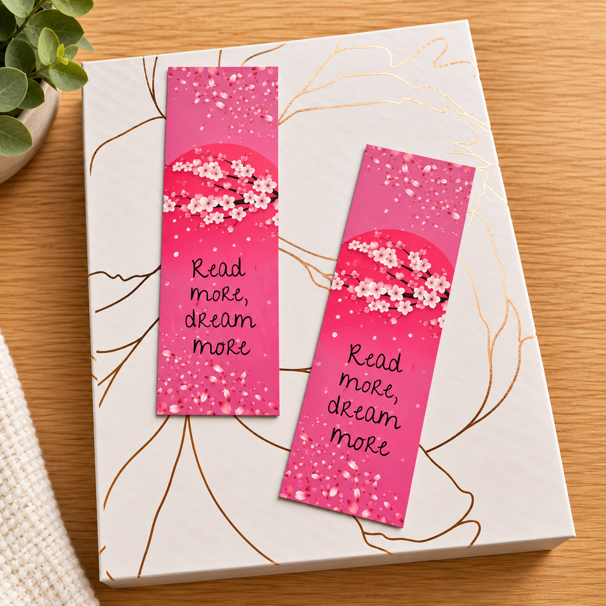 Chinese Blossom Bookmark