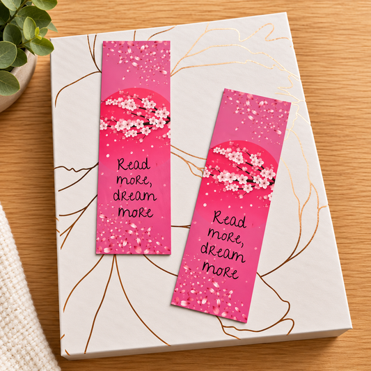 Chinese Blossom Bookmark