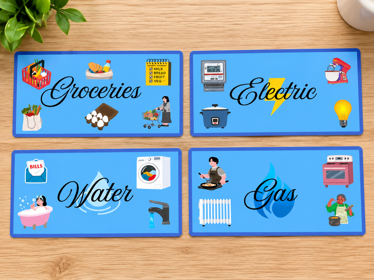 Household Savings  Envelope Inserts