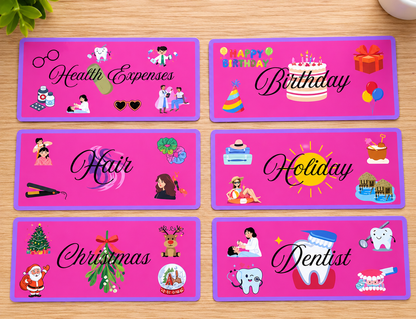 Household Savings  Envelope Inserts