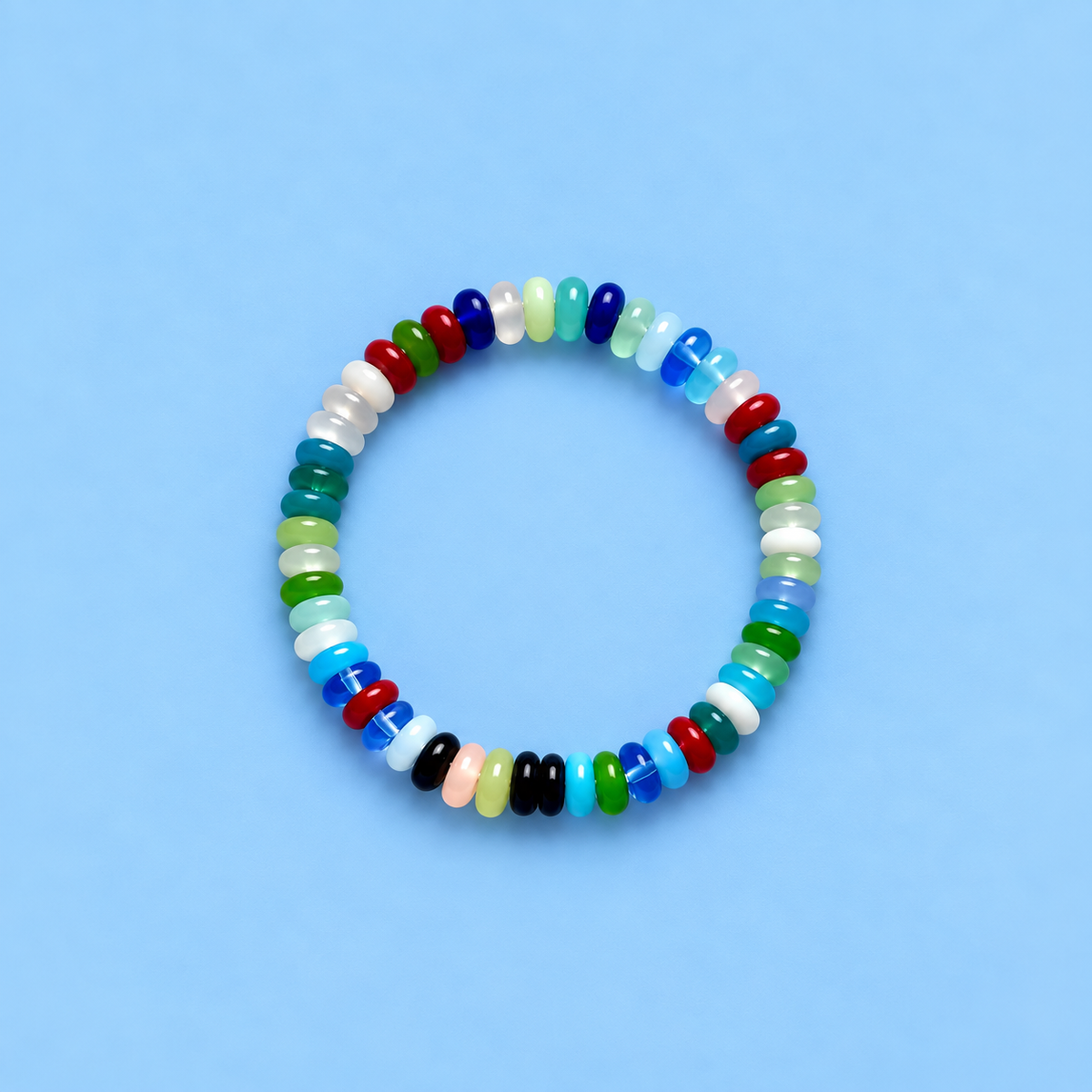 Colour Mix Abacus Bead Bracelet