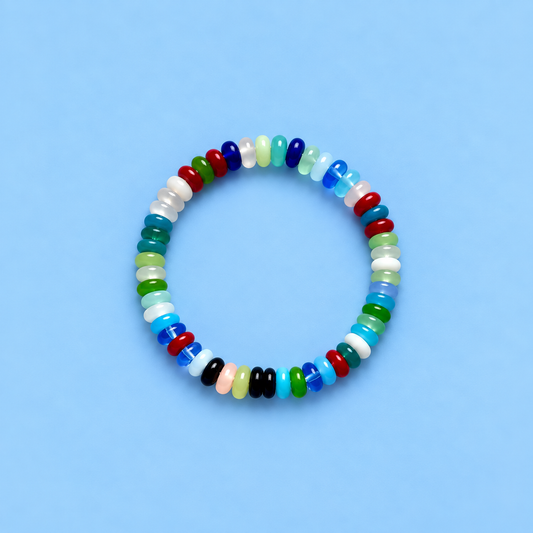 Colour Mix Abacus Bead Bracelet